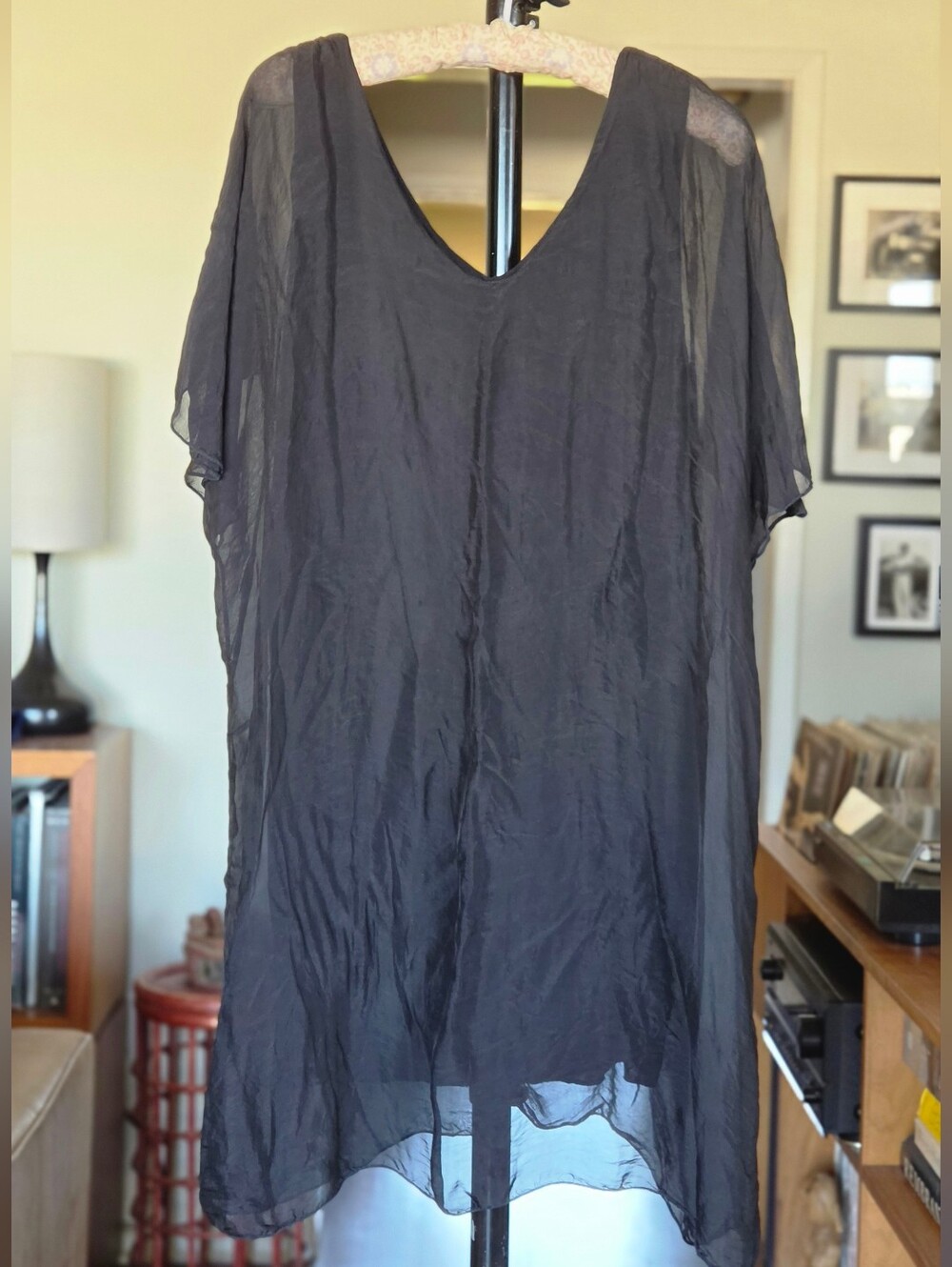 Meo Meli Layered Silk Tunic Dress